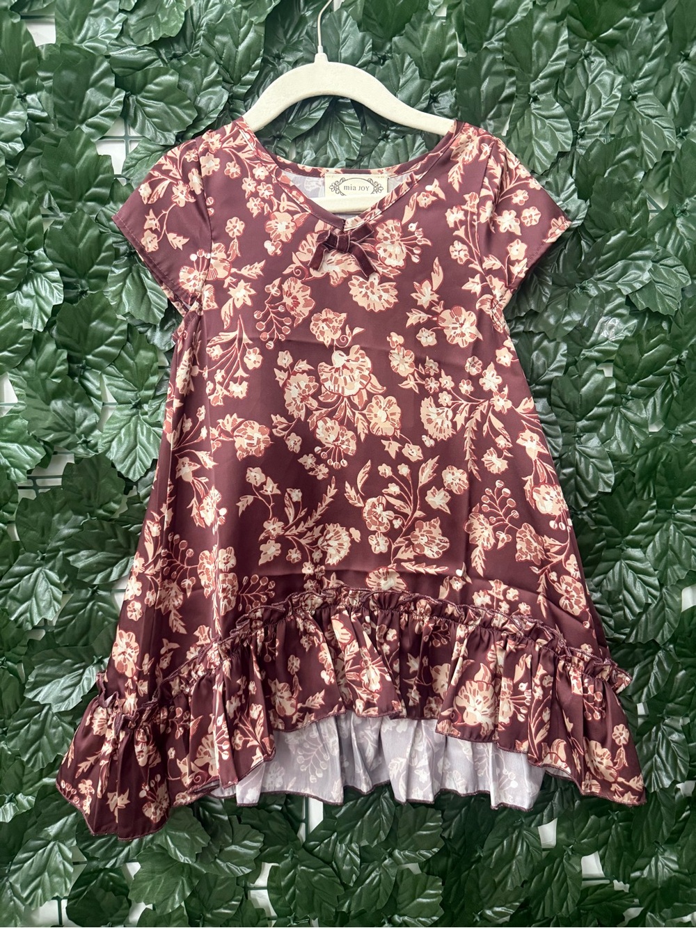 Joyfolie Girls' Diana nightgown in damask floral print